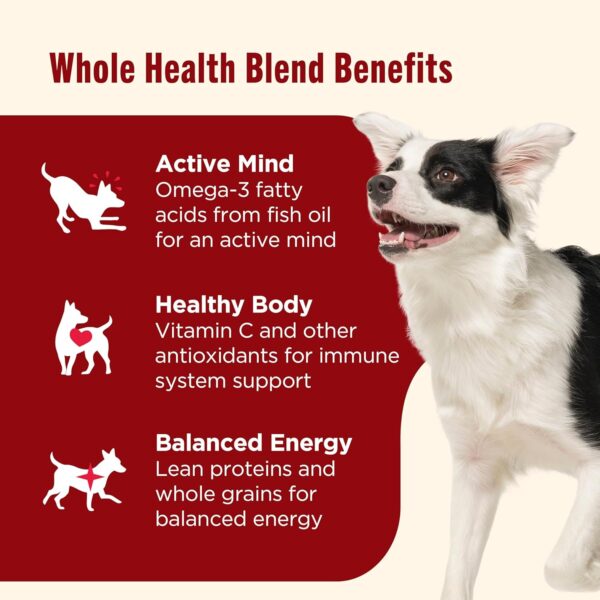 Nutrish Real Beef, Pea & Brown Rice Recipe Whole Health Blend Dry Dog Food, 40 lb. Bag, Packaging May Vary (Rachael Ray) - Image 4