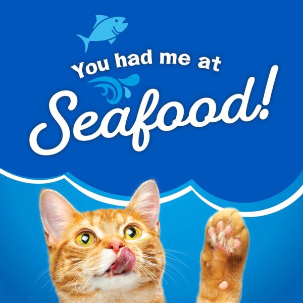 Purina Friskies Dry Cat Food, Seafood Sensations - 22 lb. Bag - Image 11