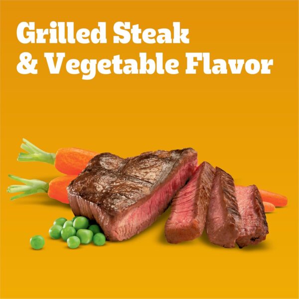 Pedigree Complete Nutrition Adult Dry Dog Food, Grilled Steak & Vegetable Flavor, 18 lb. Bag - Image 4