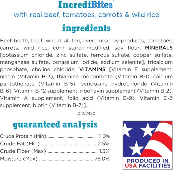 Purina Beneful Small Breed Wet Dog Food Variety Pack, IncrediBites With Real Beef, Chicken and Salmon - (Pack of 30) 3 Oz. Cans - Image 5