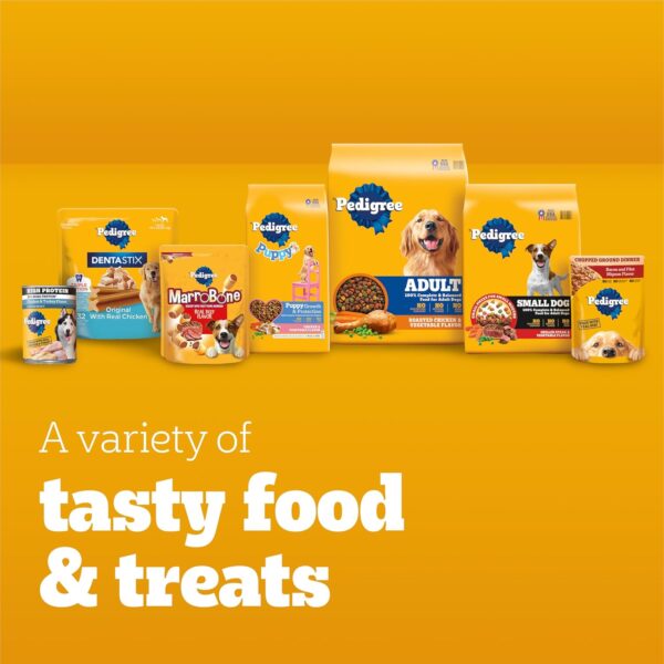PEDIGREE CHOPPED GROUND DINNER Adult Soft Wet Dog Food 30-Count Variety Pack, 3.5 oz Pouches (Pack of 30) - Image 11