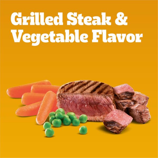 Pedigree Complete Nutrition Adult Small Dog Dry Dog Food, Grilled Steak and Vegetable Flavor, 14 lb. Bag - Image 4
