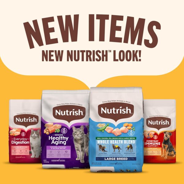 Nutrish Real Beef, Pea & Brown Rice Recipe Whole Health Blend Dry Dog Food, 40 lb. Bag, Packaging May Vary (Rachael Ray) - Image 9